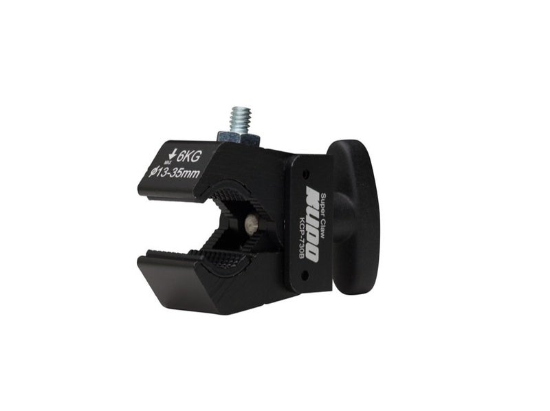 Kupo Super Claw Compact Clamp with Dual 1/4"-20 and 3/8"-16 Female Threads for Camera Monitor and Accessory Mounting on Tubes and Flat Surfaces (KG702811) - Image 2